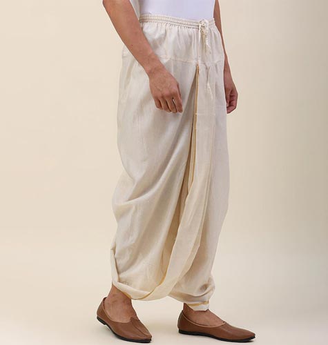 Men Striped Dhoti Pants